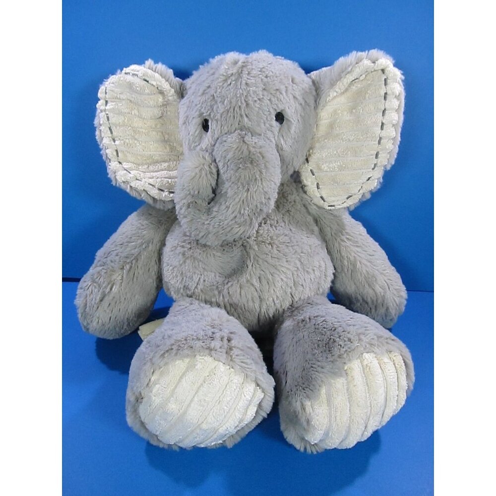Lambs & Ivy Plush Baby Elephant Corduroy Ears 14" Lovey